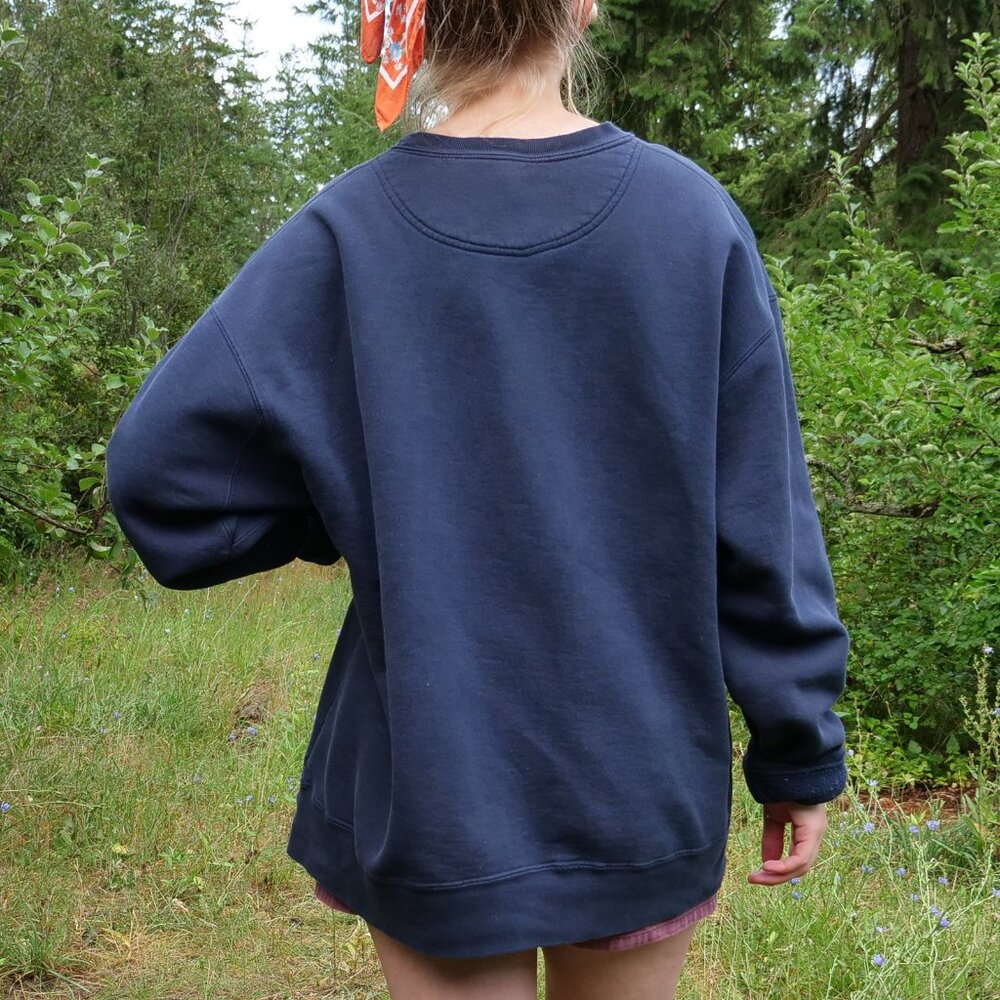 Vintage Calvin Klein Crewneck Sweatshirt 90s Streetwear Thrift Crew Pullover - Picture 5 of 10